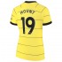 Camisola Chelsea Mason Mount 19 Mulher Equipamento Segundo 2021-2022 Manga Curta